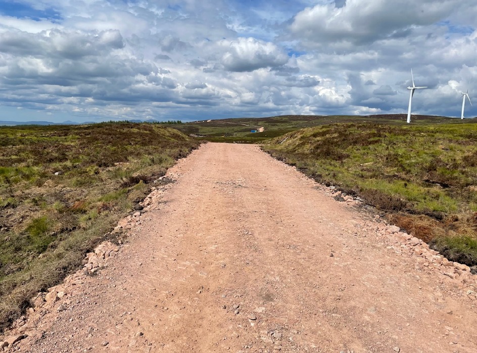 Hill road construction
